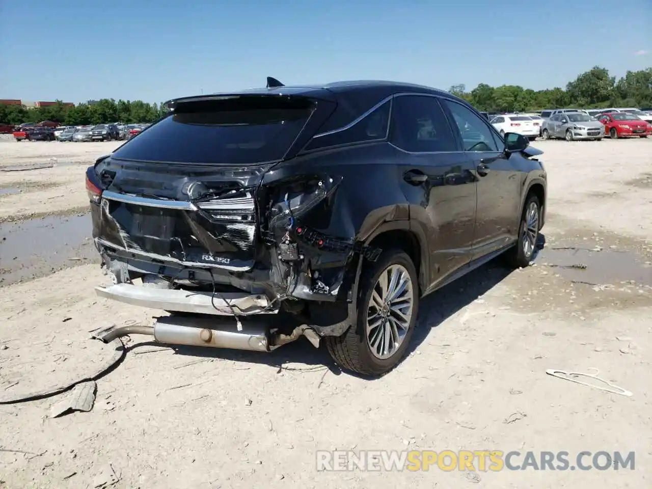 4 Photograph of a damaged car 2T2JZMDA9LC235264 LEXUS RX350 2020