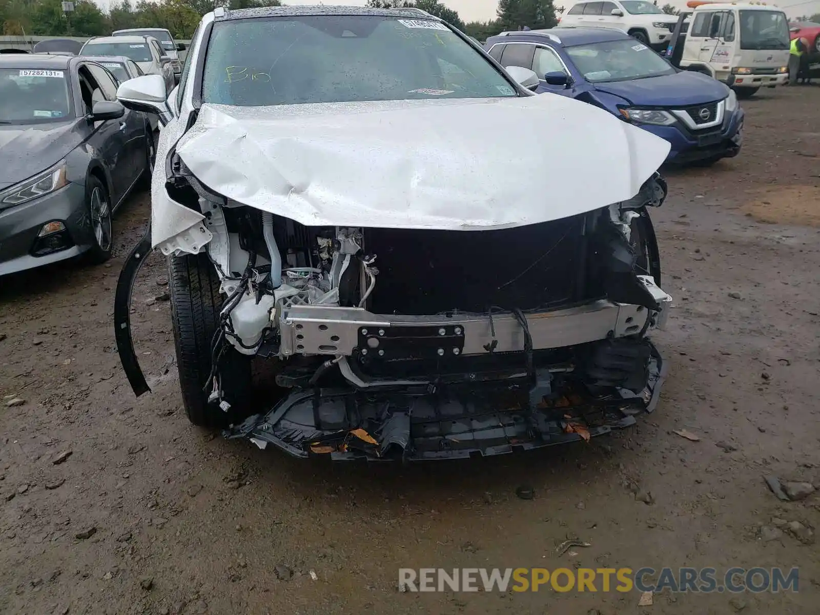 9 Фотография поврежденного автомобиля 2T2JZMDAXLC212592 LEXUS RX350 2020