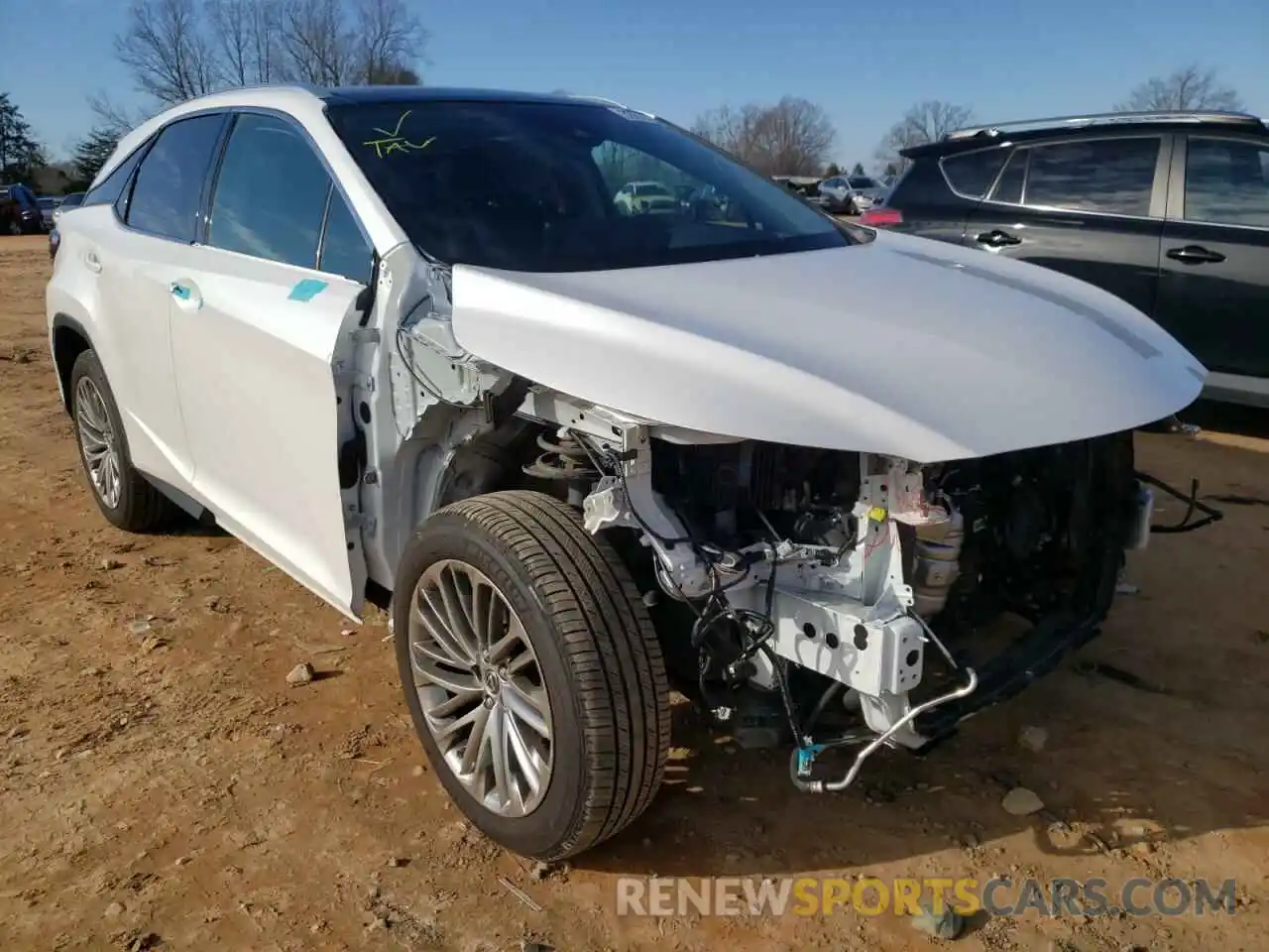 1 Photograph of a damaged car 2T2JZMDAXLC248993 LEXUS RX350 2020