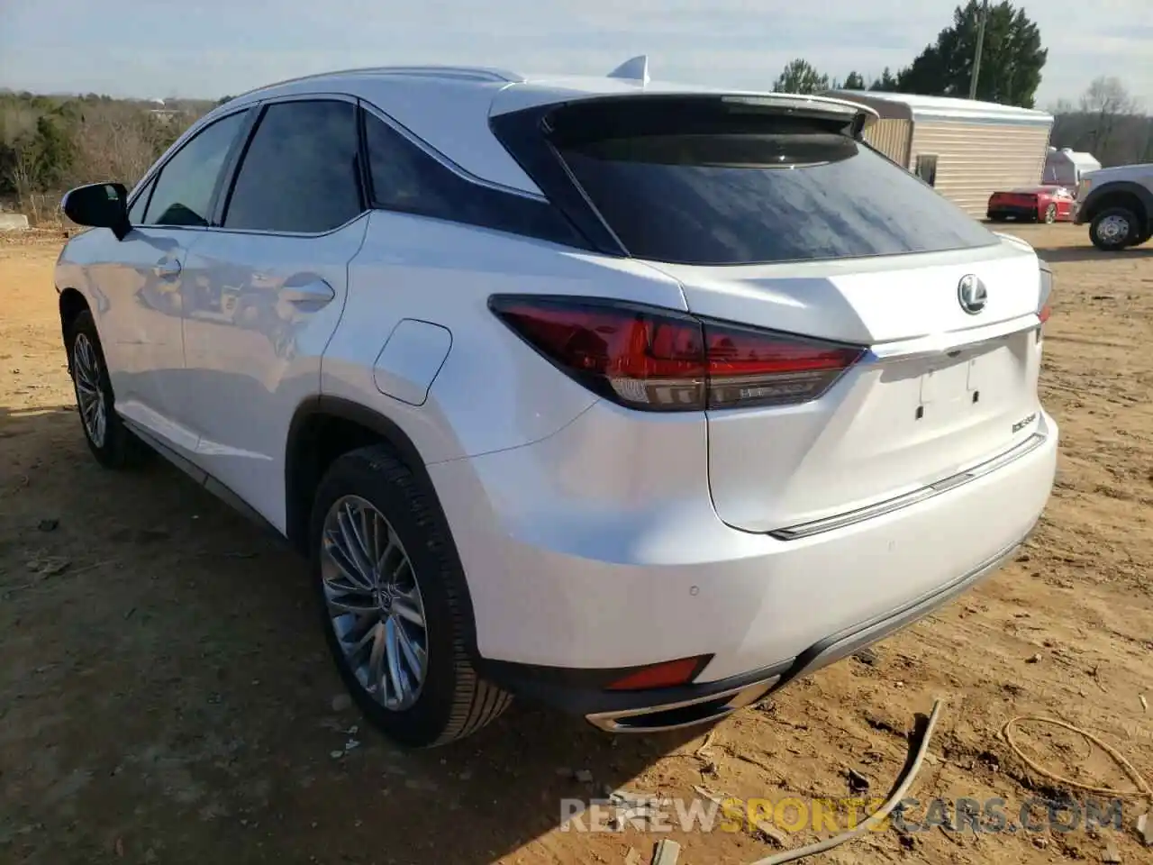 3 Photograph of a damaged car 2T2JZMDAXLC248993 LEXUS RX350 2020