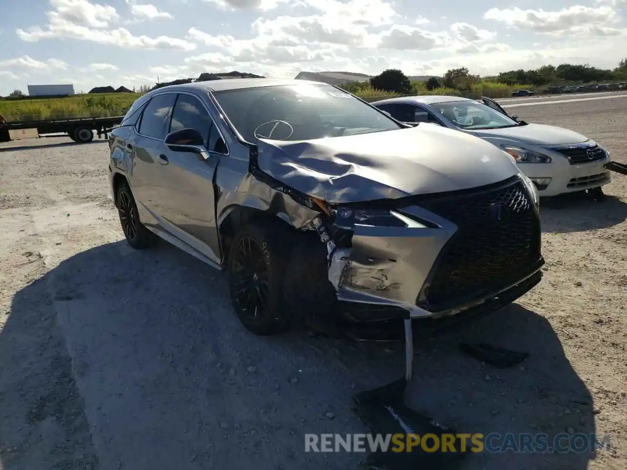 1 Photograph of a damaged car 2T2SZMAAXLC174533 LEXUS RX350 2020