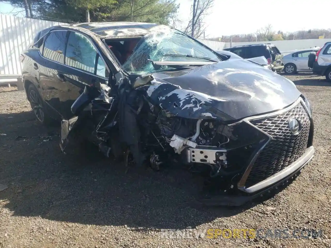 1 Photograph of a damaged car 2T2SZMDA1LC248627 LEXUS RX350 2020