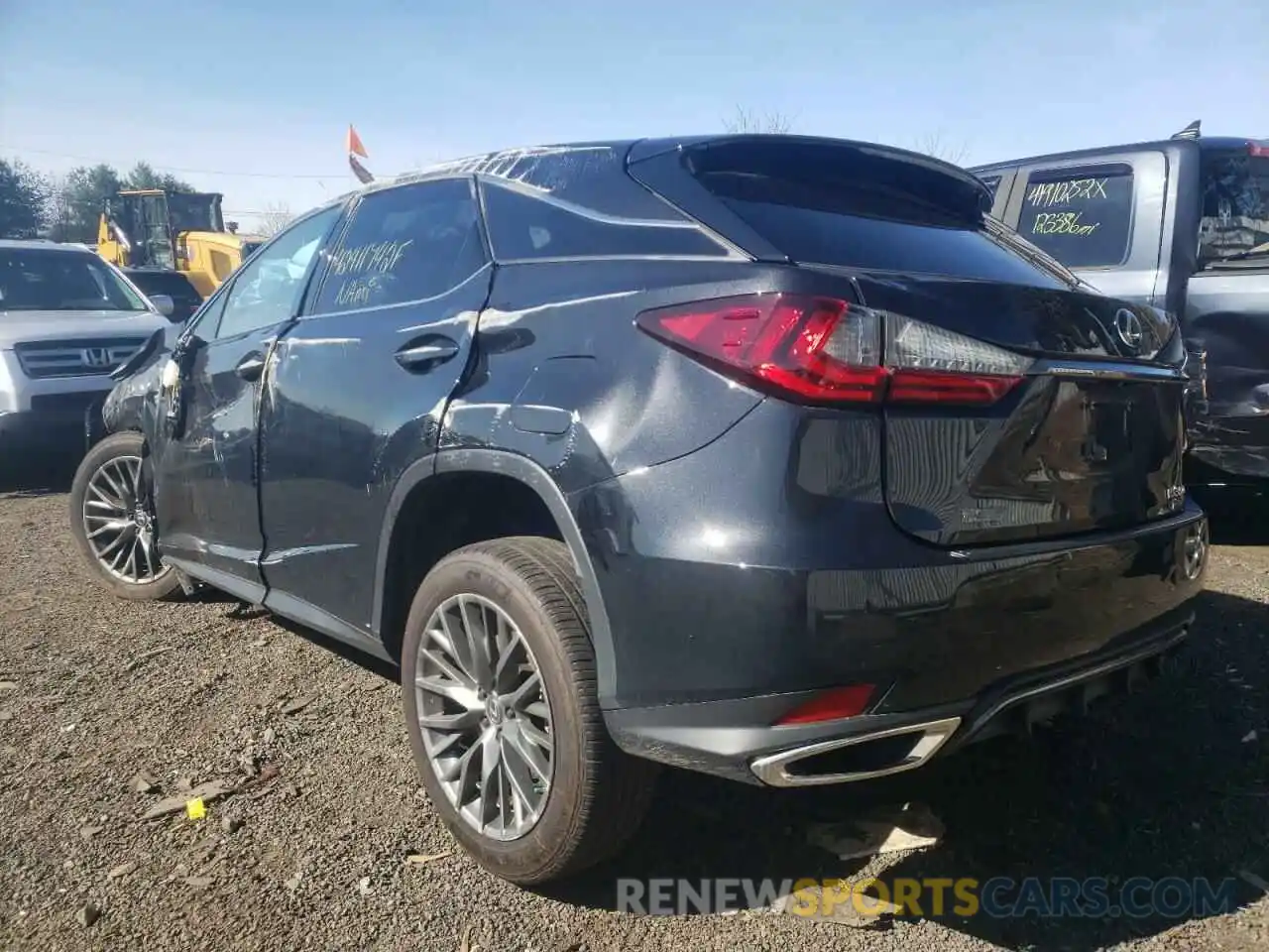 3 Фотография поврежденного автомобиля 2T2SZMDA1LC248627 LEXUS RX350 2020