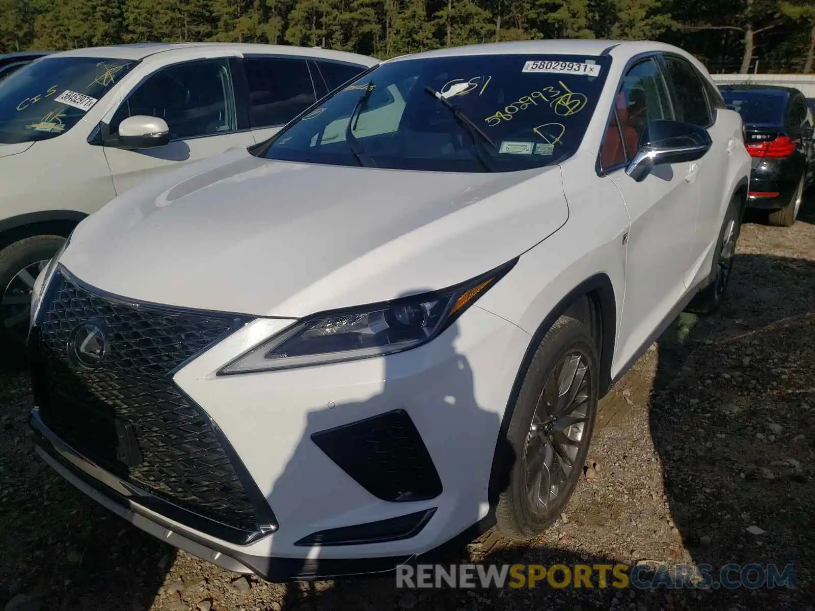 2 Photograph of a damaged car 2T2SZMDA2LC239788 LEXUS RX350 2020