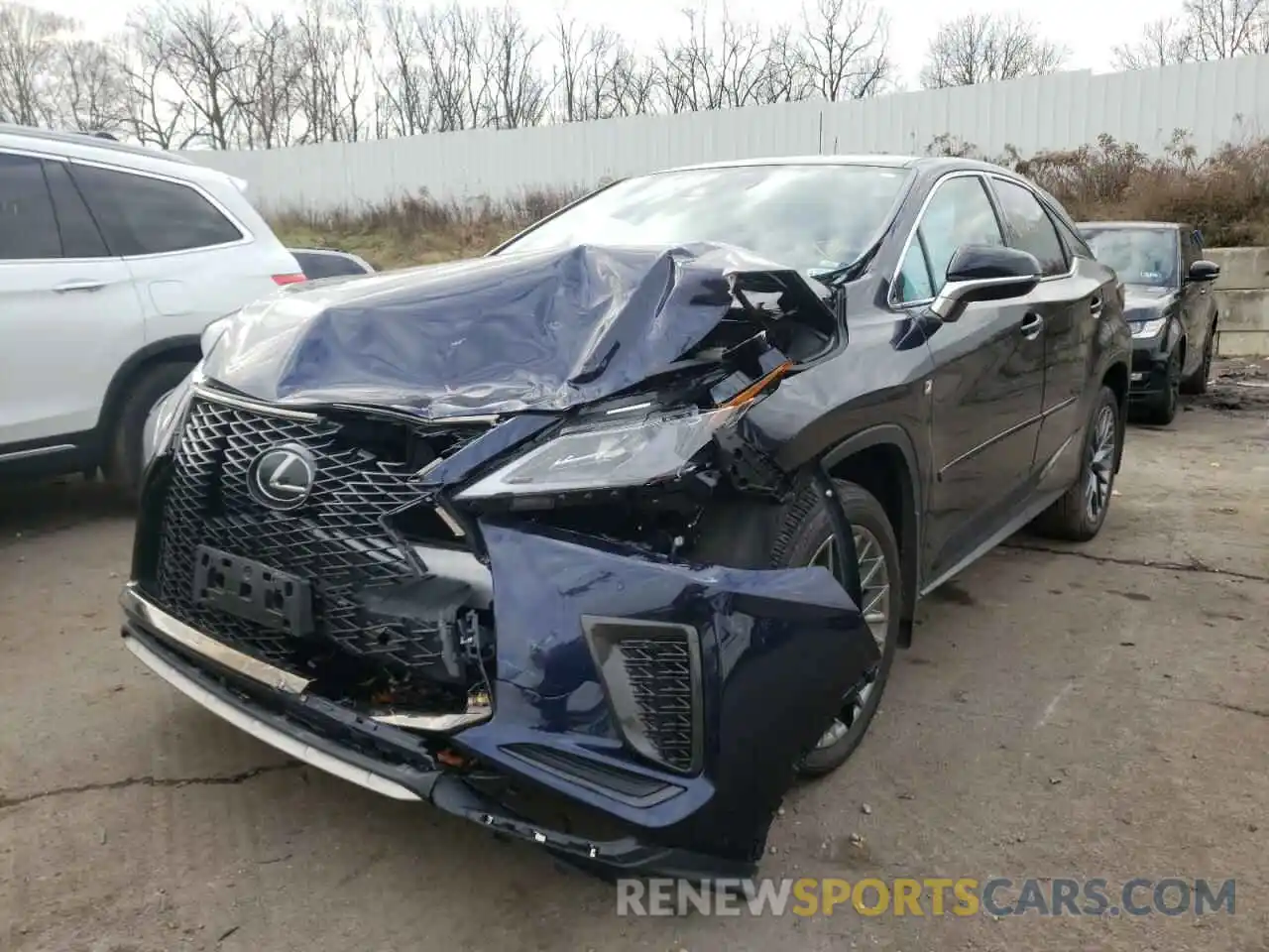 2 Photograph of a damaged car 2T2SZMDA6LC215946 LEXUS RX350 2020