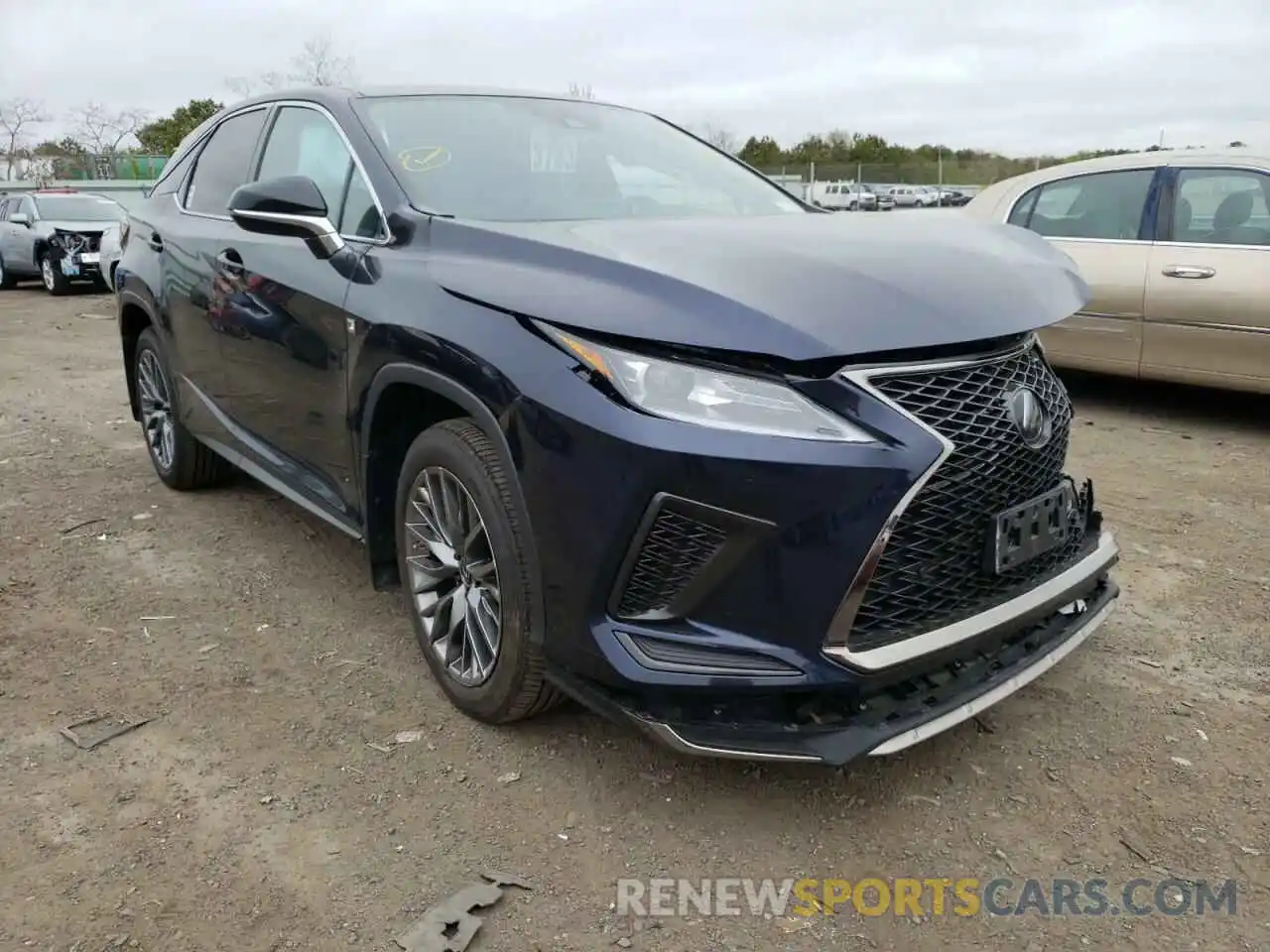 1 Photograph of a damaged car 2T2SZMDA8LC250763 LEXUS RX350 2020