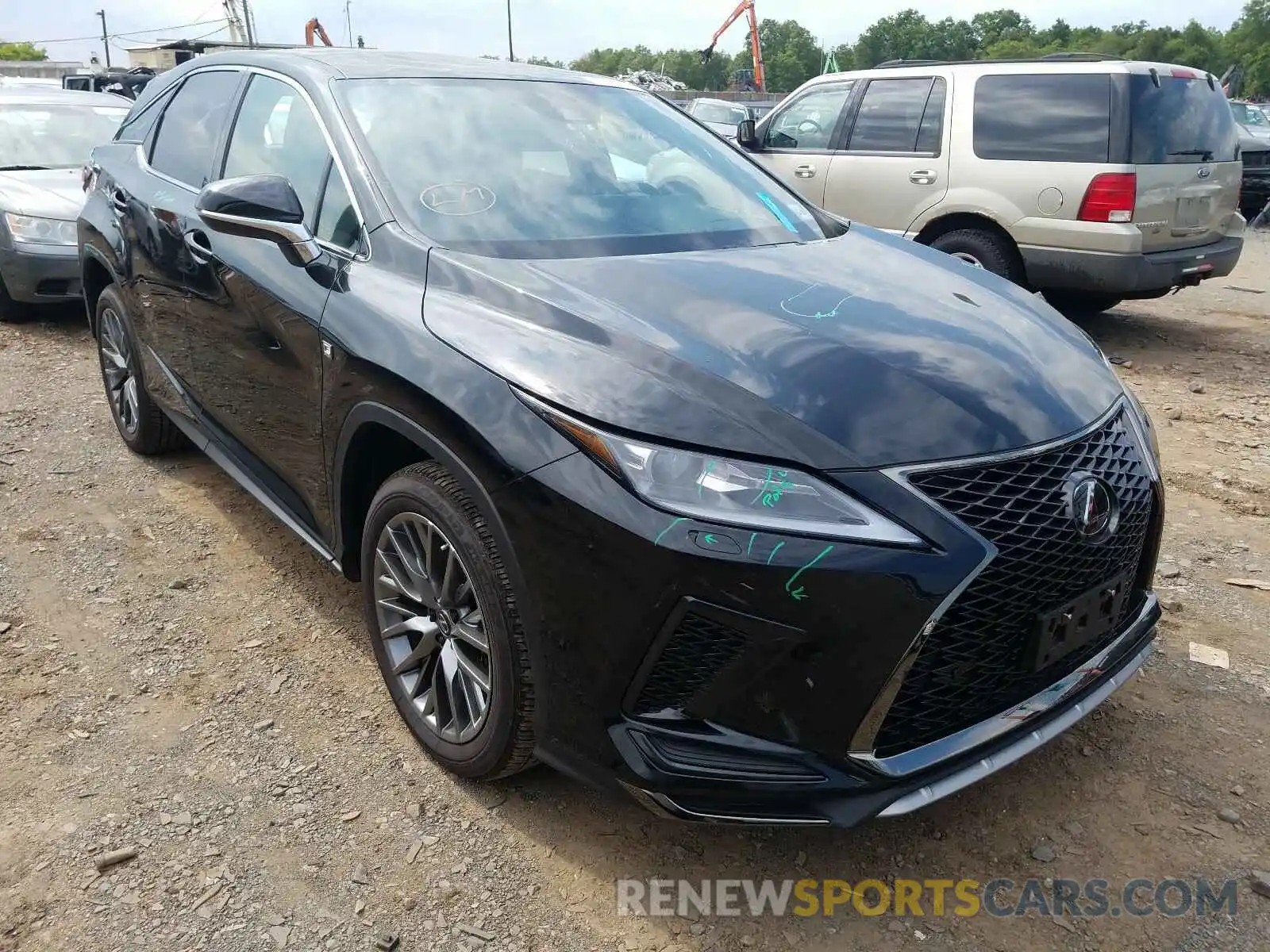 1 Photograph of a damaged car 2T2SZMDA9LC225161 LEXUS RX350 2020