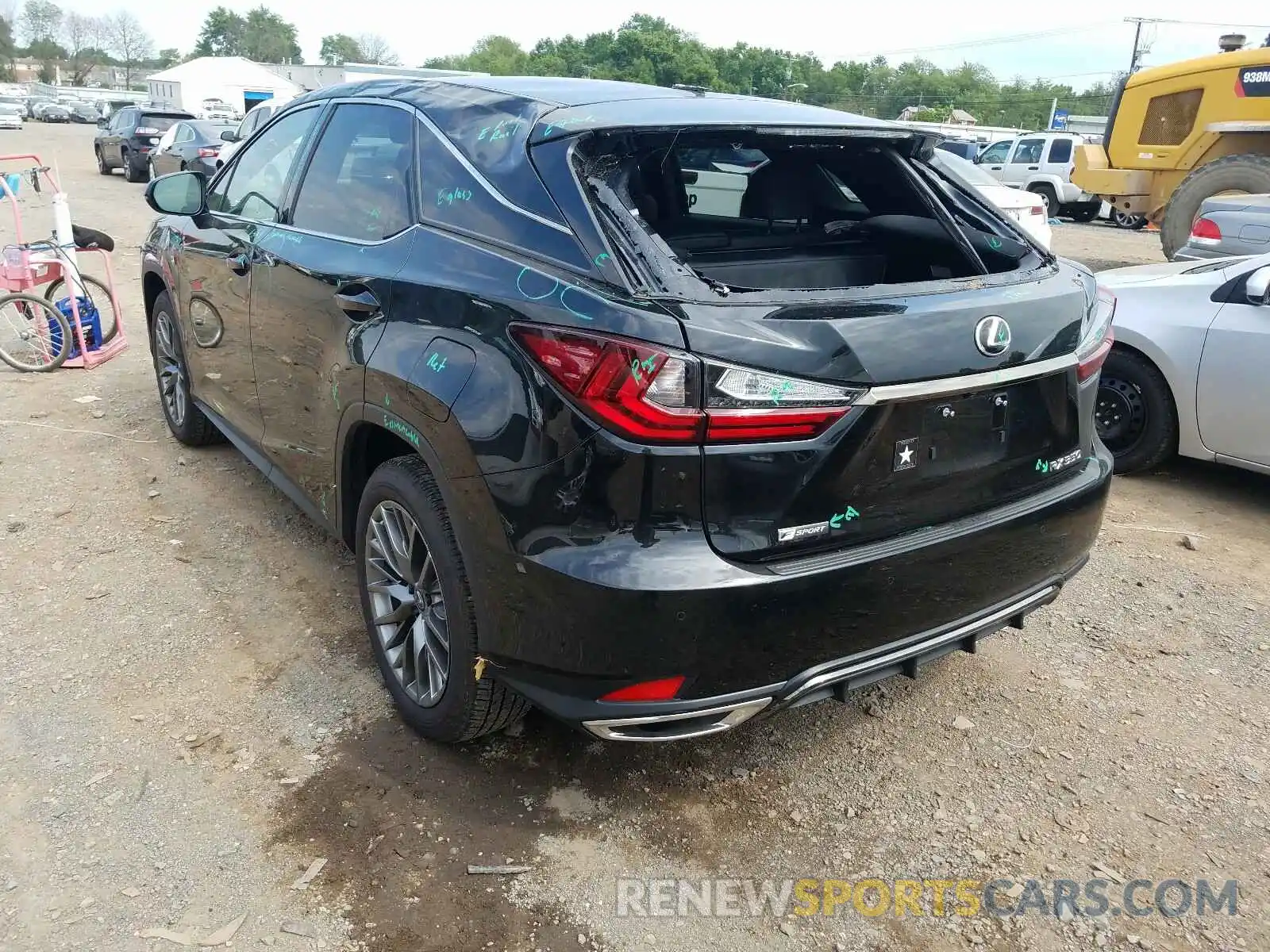 3 Photograph of a damaged car 2T2SZMDA9LC225161 LEXUS RX350 2020