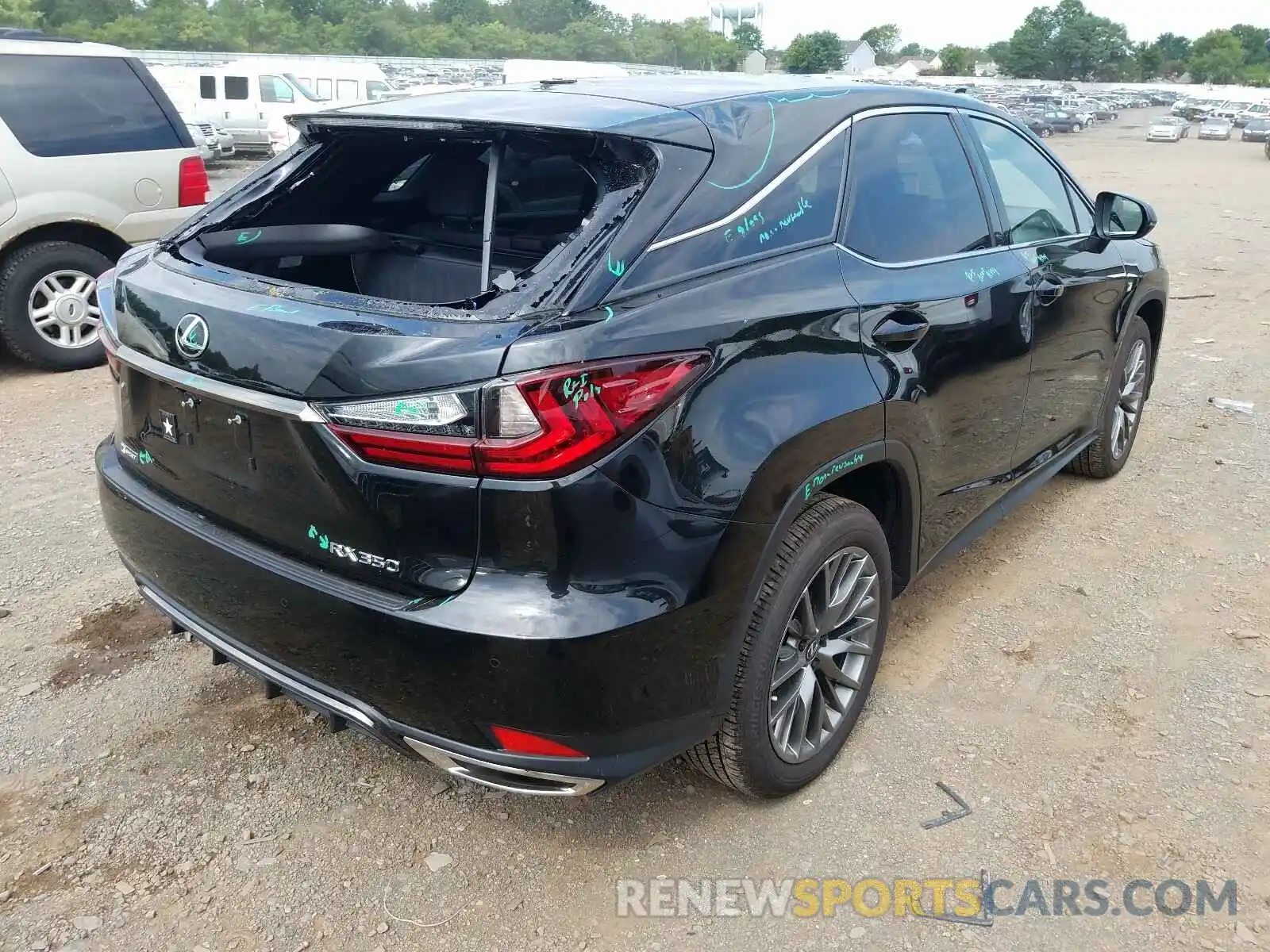 4 Photograph of a damaged car 2T2SZMDA9LC225161 LEXUS RX350 2020