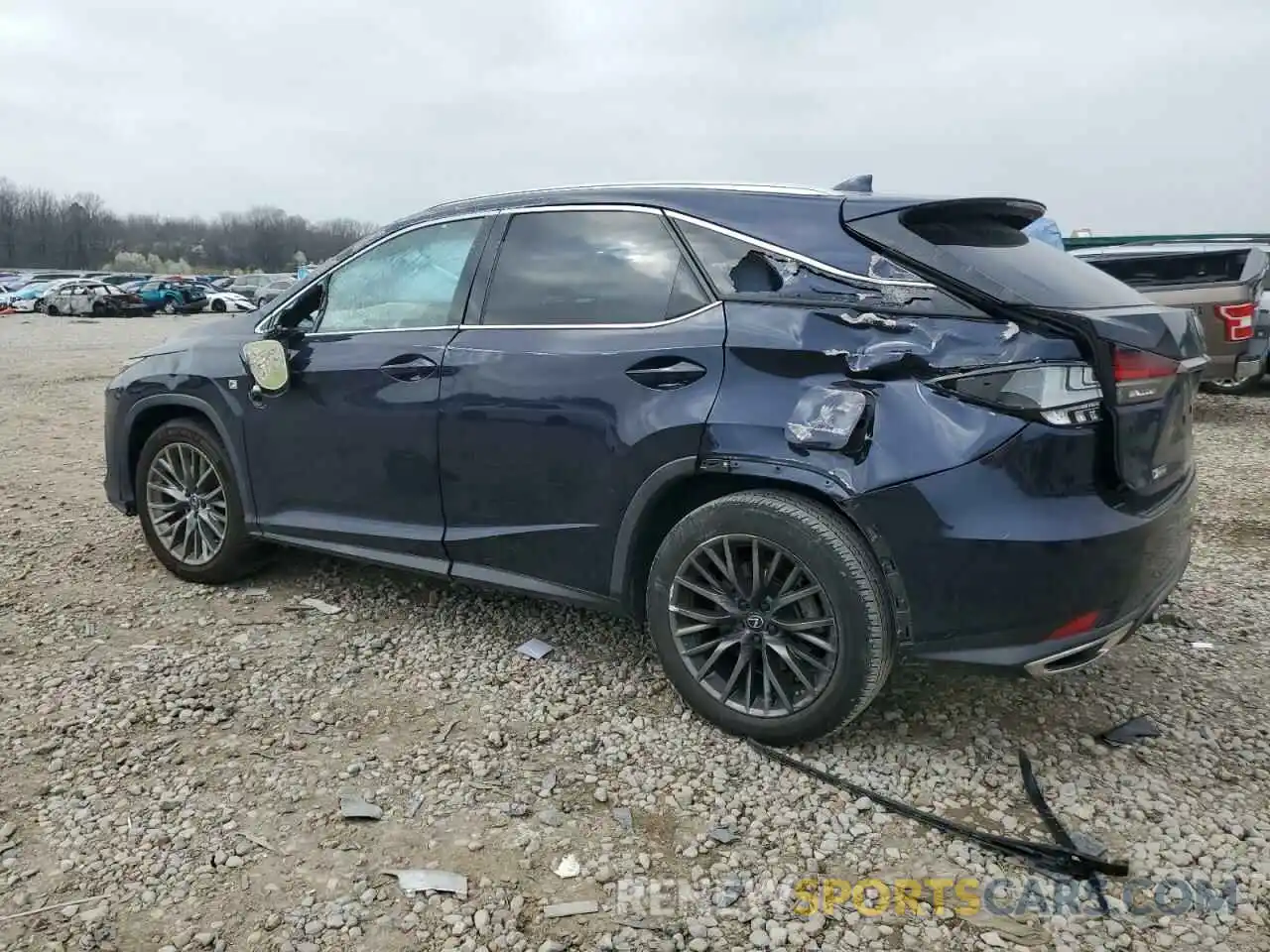 2 Photograph of a damaged car 2T2YZMDA0LC221297 LEXUS RX350 2020