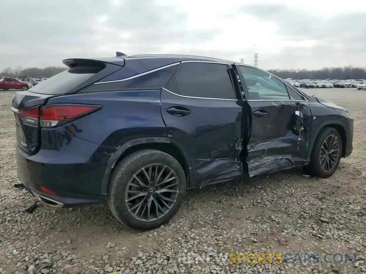 3 Photograph of a damaged car 2T2YZMDA0LC221297 LEXUS RX350 2020