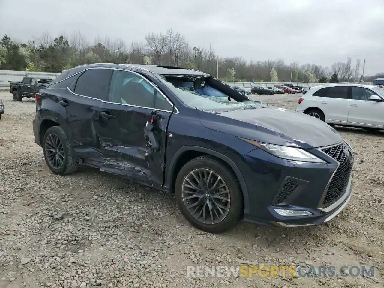 4 Photograph of a damaged car 2T2YZMDA0LC221297 LEXUS RX350 2020