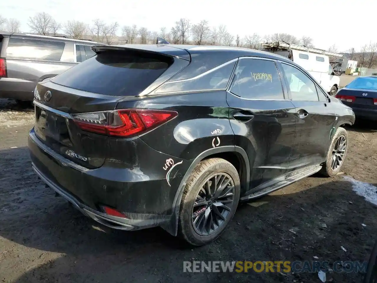 3 Photograph of a damaged car 2T2YZMDA0LC253974 LEXUS RX350 2020