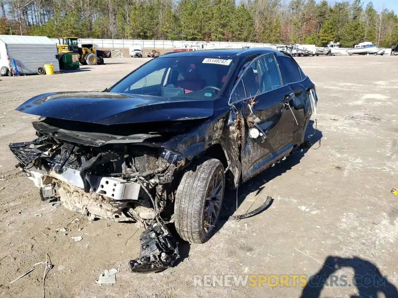 2 Photograph of a damaged car 2T2YZMDA1LC233720 LEXUS RX350 2020