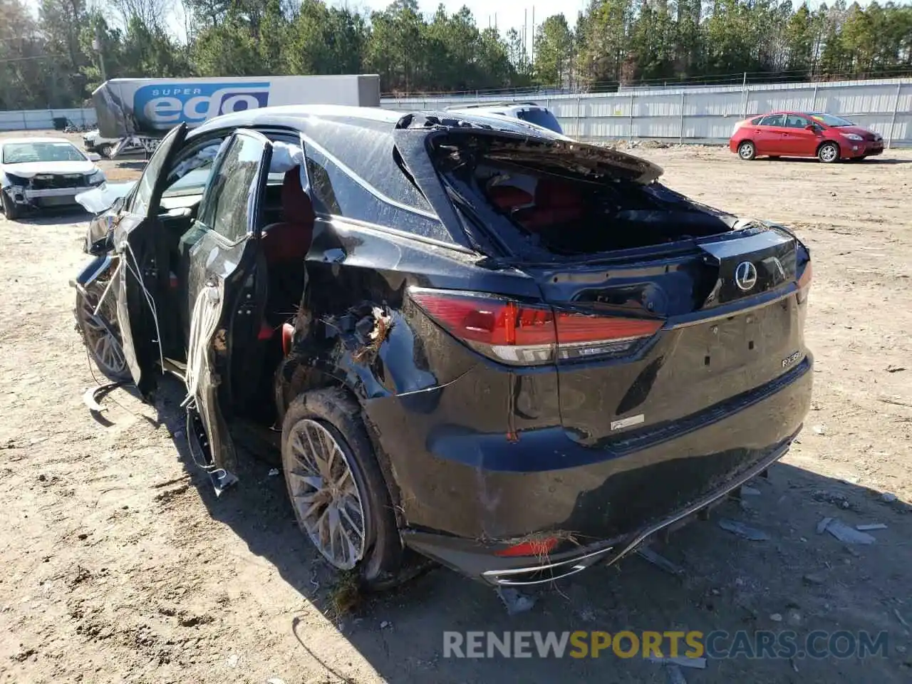 3 Photograph of a damaged car 2T2YZMDA1LC233720 LEXUS RX350 2020