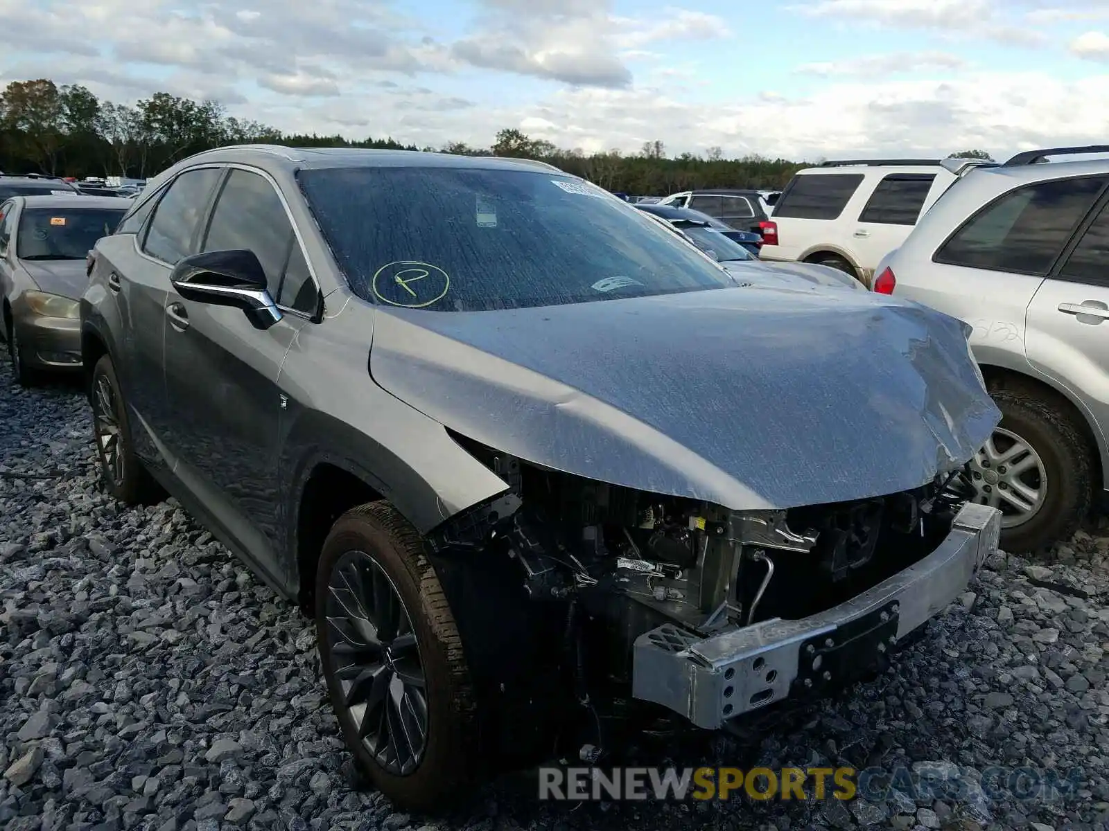 1 Photograph of a damaged car 2T2YZMDA2LC230583 LEXUS RX350 2020