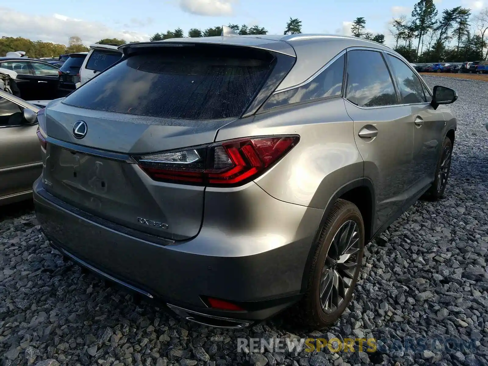 4 Фотография поврежденного автомобиля 2T2YZMDA2LC230583 LEXUS RX350 2020