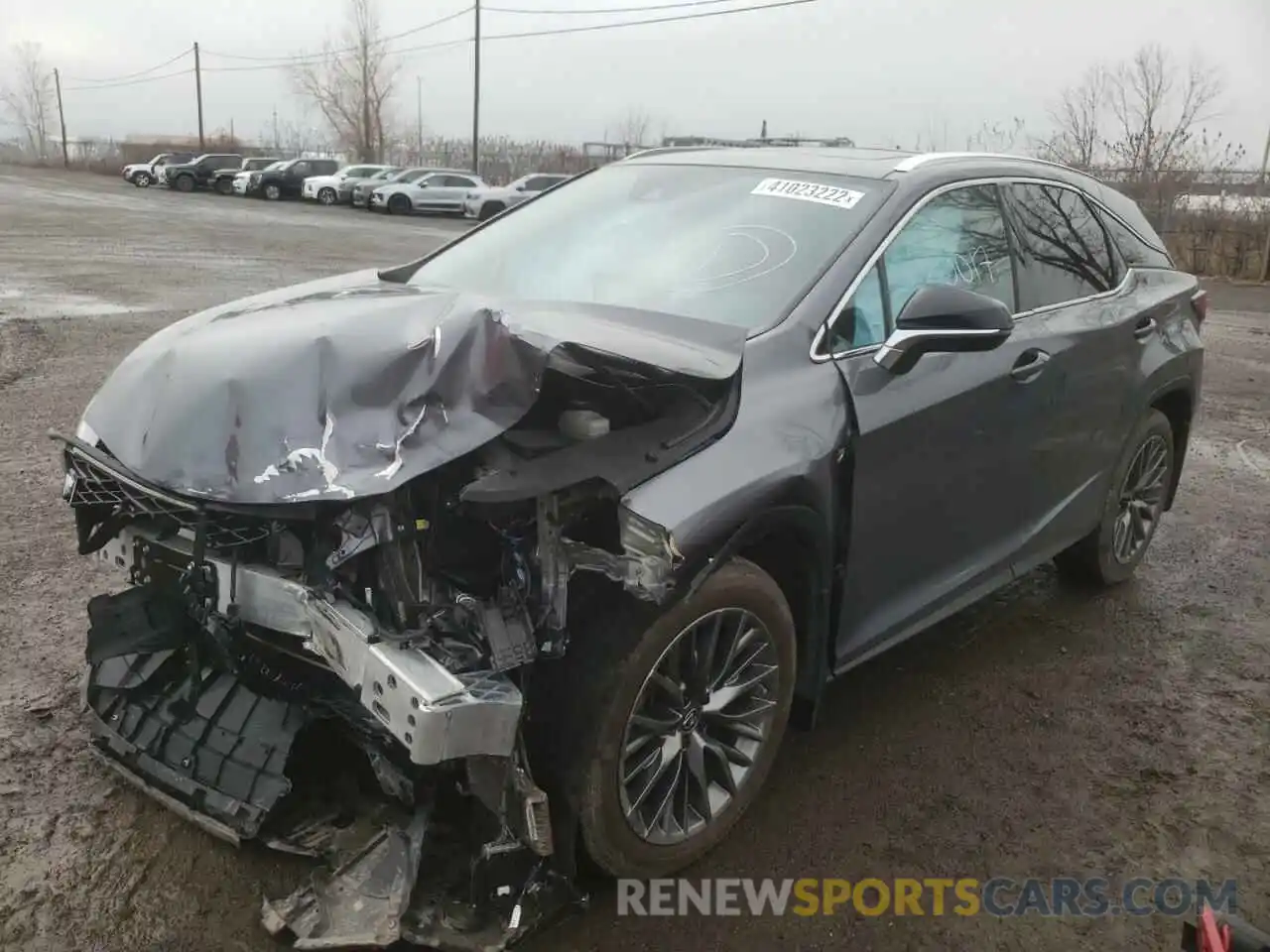 2 Photograph of a damaged car 2T2YZMDA2LC232799 LEXUS RX350 2020