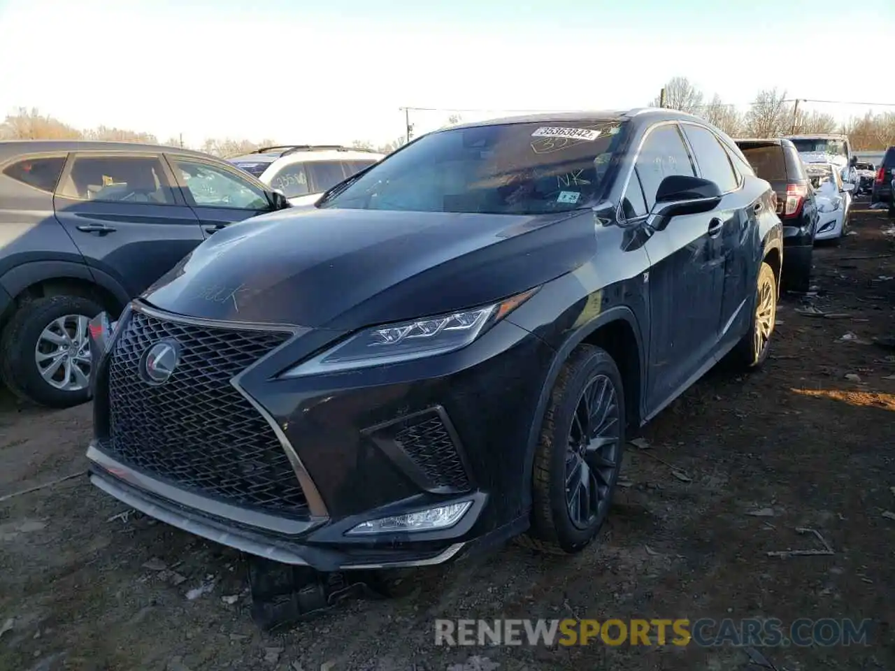 2 Фотография поврежденного автомобиля 2T2YZMDA2LC236867 LEXUS RX350 2020