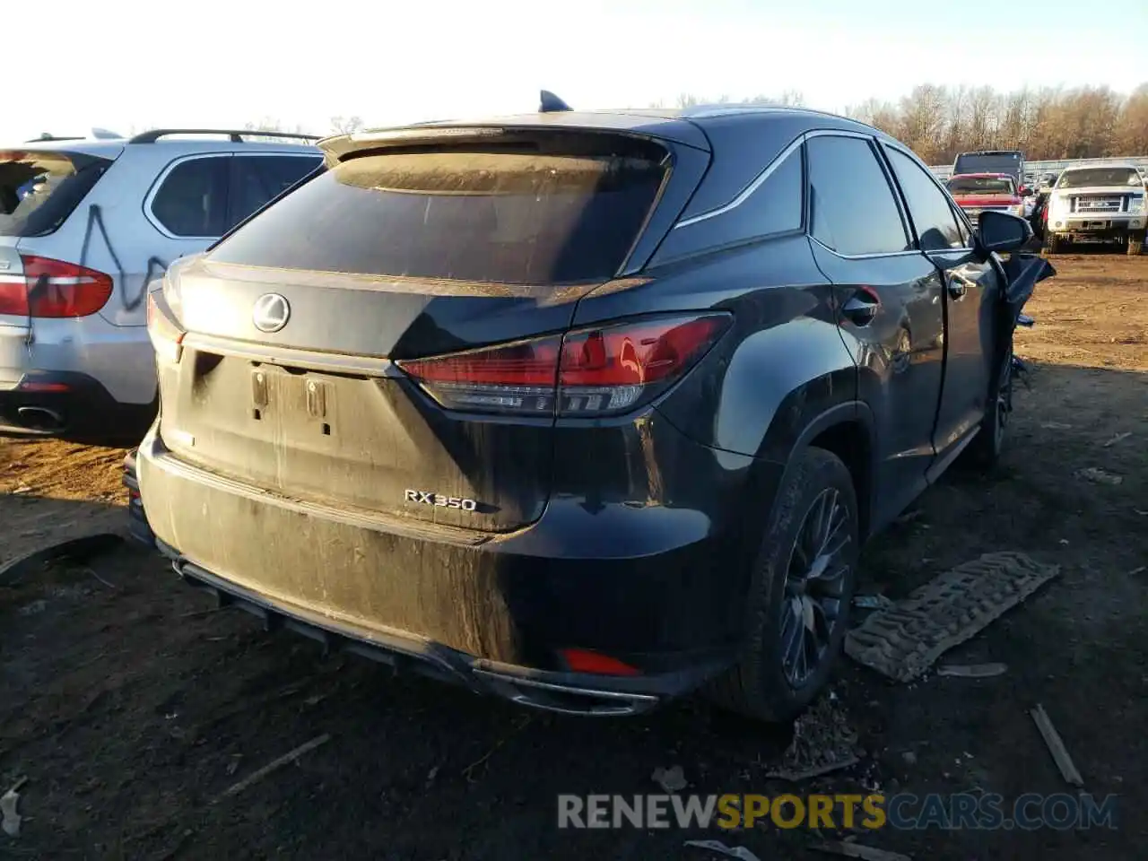 4 Фотография поврежденного автомобиля 2T2YZMDA2LC236867 LEXUS RX350 2020