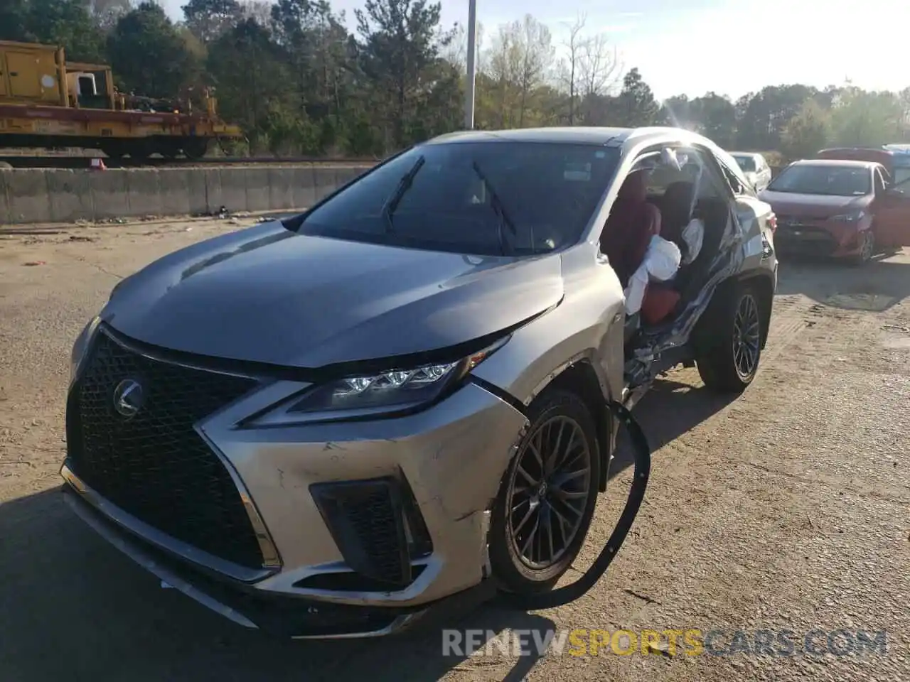 2 Photograph of a damaged car 2T2YZMDA2LC256956 LEXUS RX350 2020