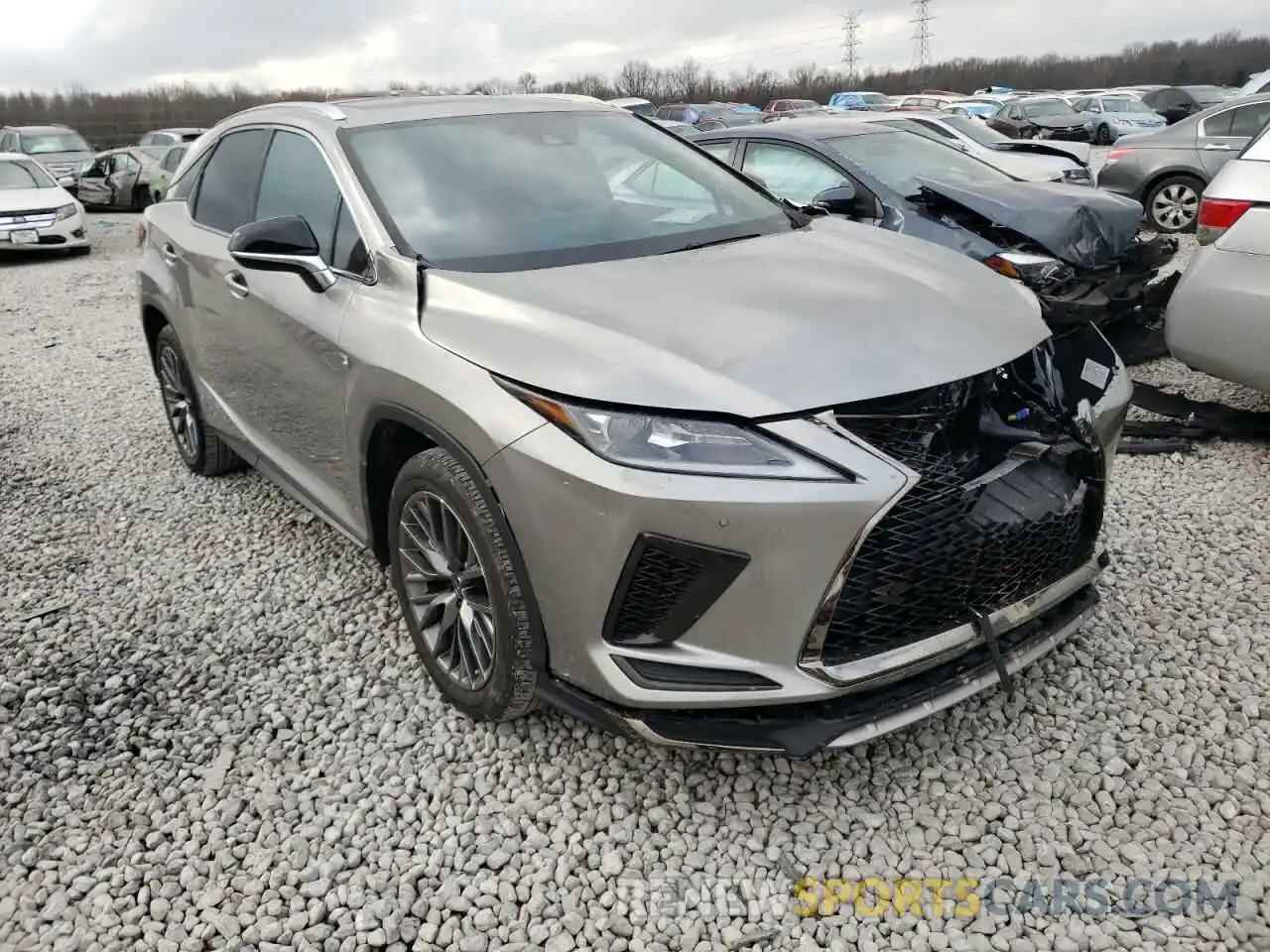 1 Photograph of a damaged car 2T2YZMDA3LC224405 LEXUS RX350 2020