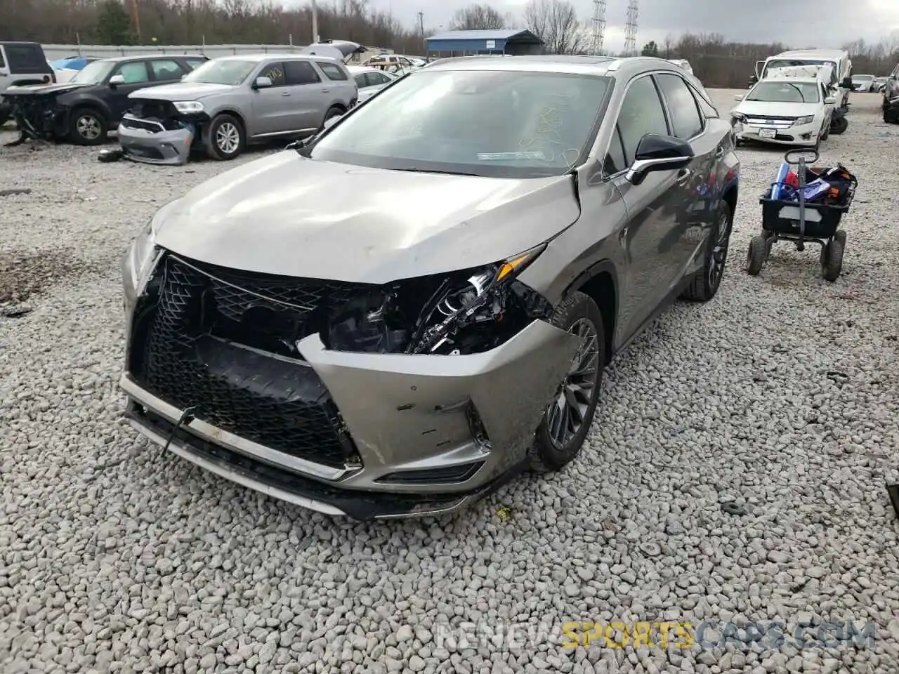 2 Photograph of a damaged car 2T2YZMDA3LC224405 LEXUS RX350 2020