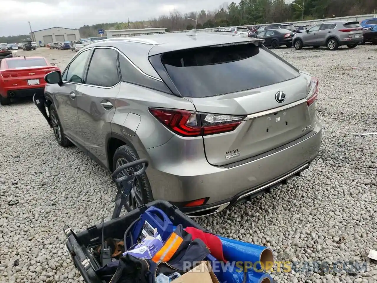 3 Photograph of a damaged car 2T2YZMDA3LC224405 LEXUS RX350 2020