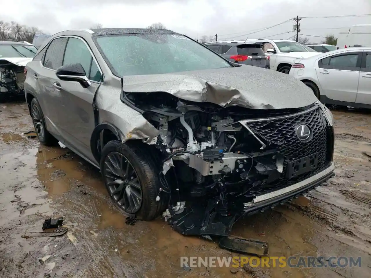 1 Photograph of a damaged car 2T2YZMDA3LC256108 LEXUS RX350 2020