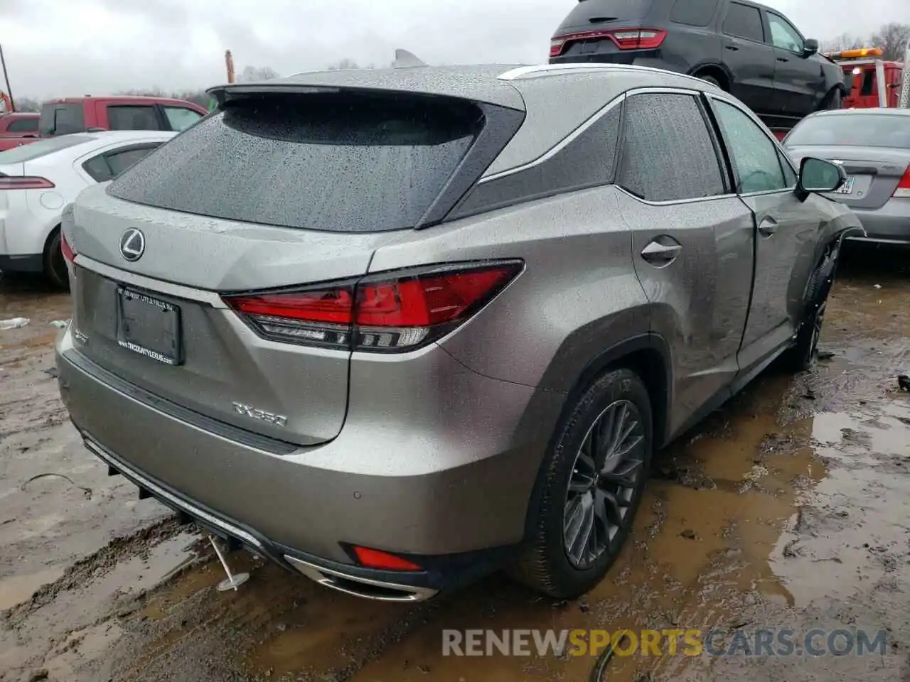 4 Фотография поврежденного автомобиля 2T2YZMDA3LC256108 LEXUS RX350 2020