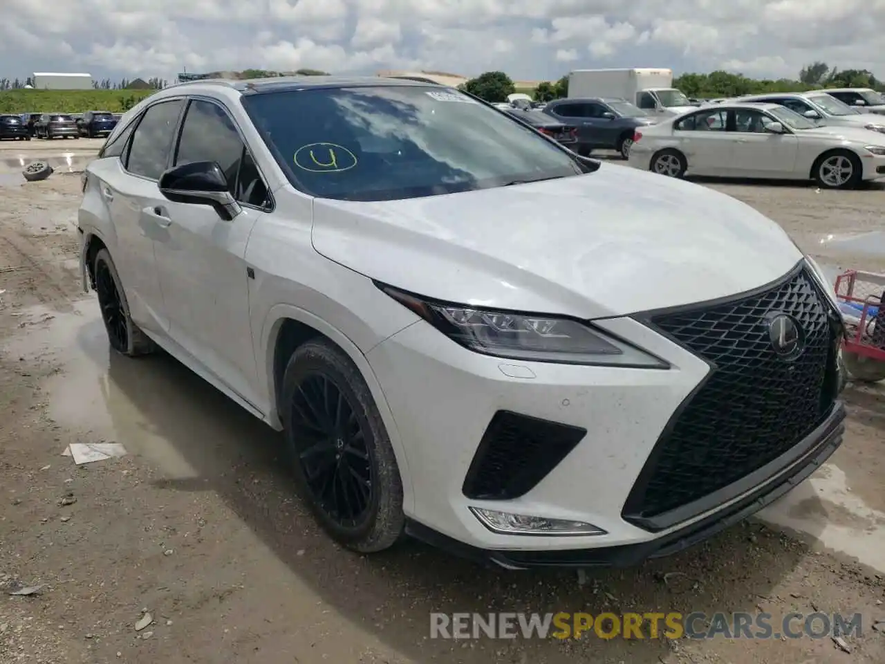 1 Photograph of a damaged car 2T2YZMDA4LC227605 LEXUS RX350 2020