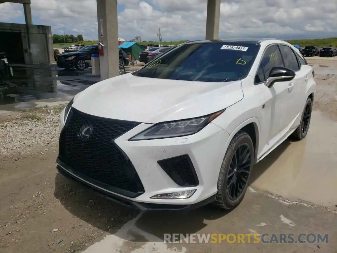 2 Photograph of a damaged car 2T2YZMDA4LC227605 LEXUS RX350 2020