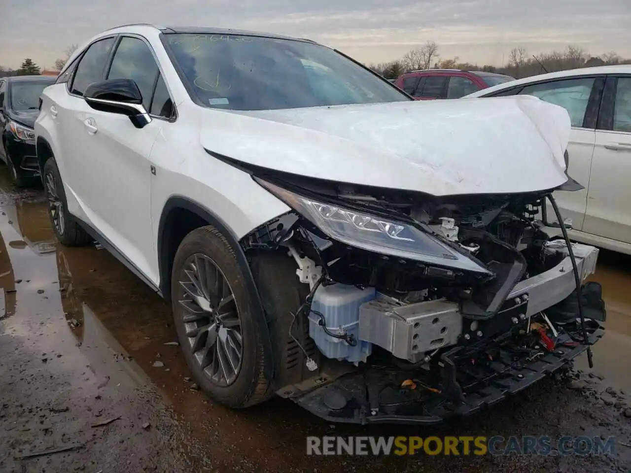 1 Photograph of a damaged car 2T2YZMDA4LC233923 LEXUS RX350 2020