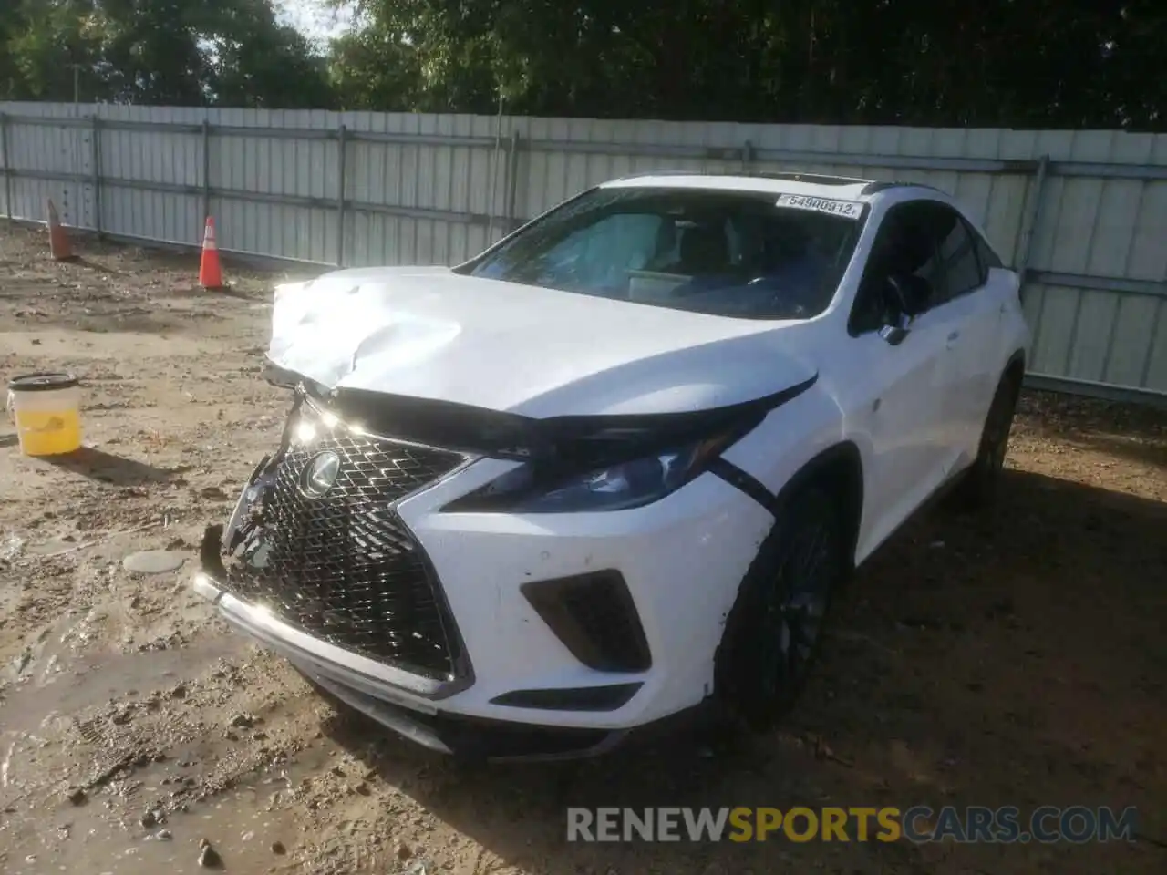 2 Photograph of a damaged car 2T2YZMDA5LC214653 LEXUS RX350 2020