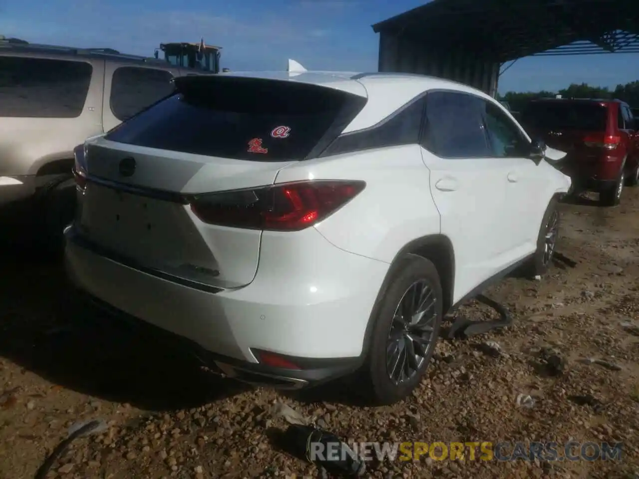 4 Photograph of a damaged car 2T2YZMDA5LC214653 LEXUS RX350 2020