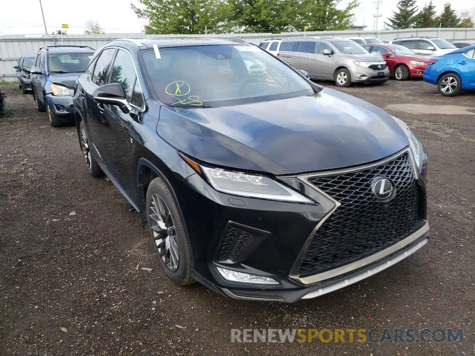 1 Photograph of a damaged car 2T2YZMDA5LC223305 LEXUS RX350 2020