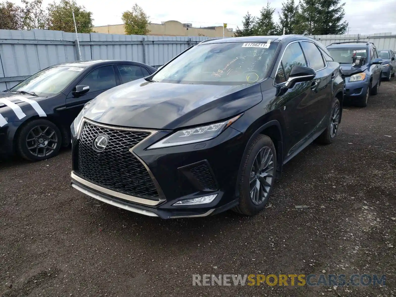 2 Photograph of a damaged car 2T2YZMDA5LC223305 LEXUS RX350 2020