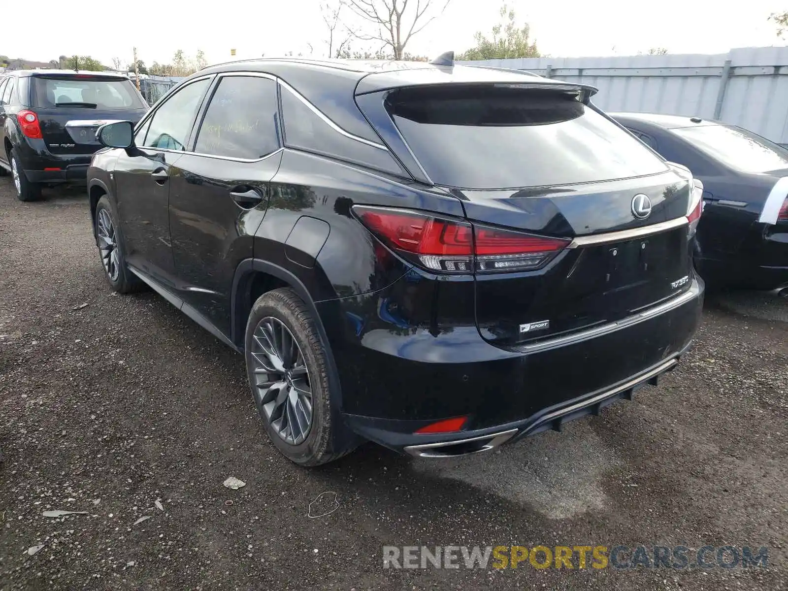 3 Фотография поврежденного автомобиля 2T2YZMDA5LC223305 LEXUS RX350 2020