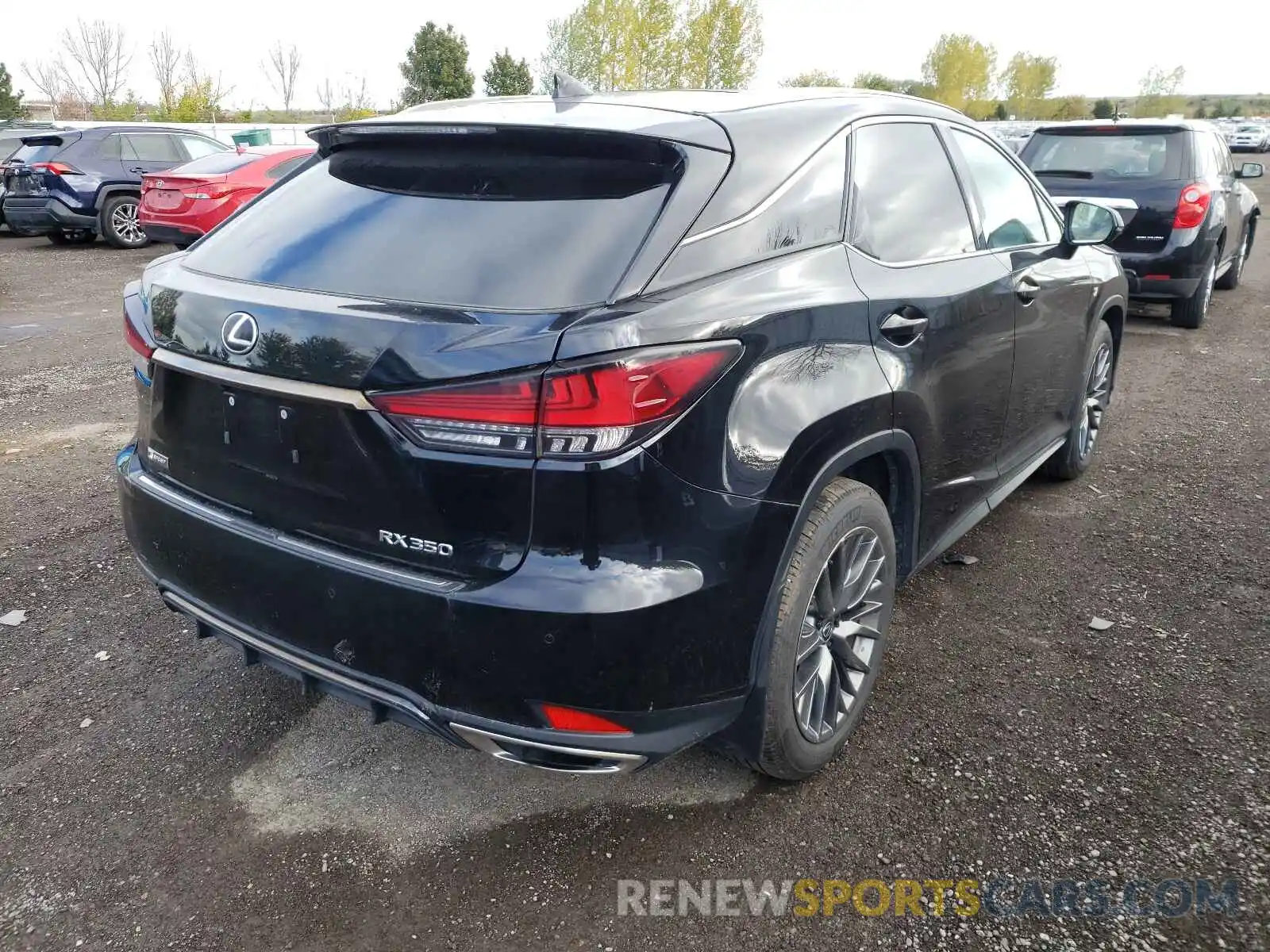 4 Фотография поврежденного автомобиля 2T2YZMDA5LC223305 LEXUS RX350 2020