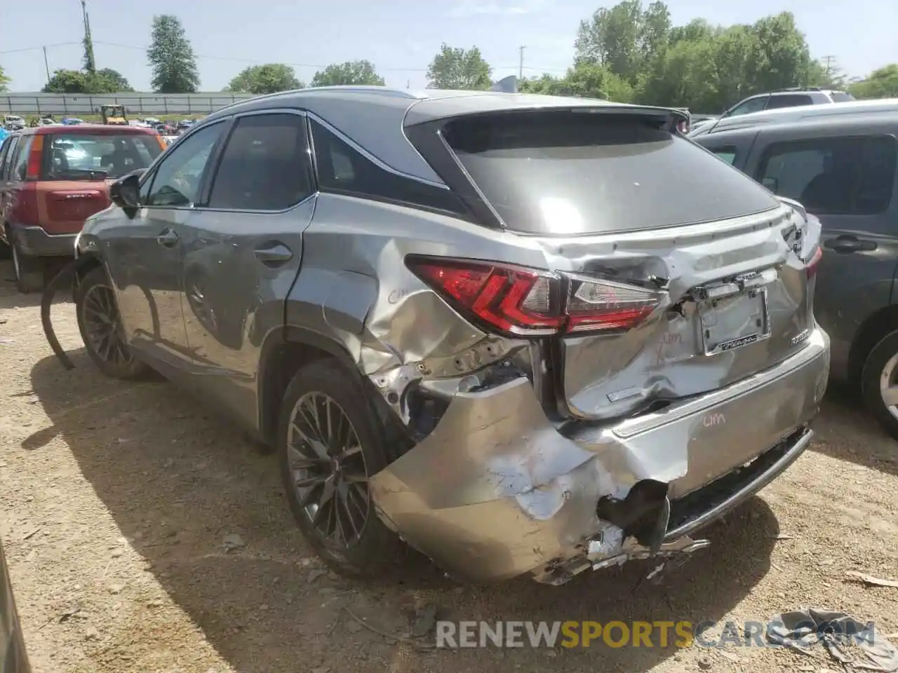 3 Photograph of a damaged car 2T2YZMDA6LC238539 LEXUS RX350 2020