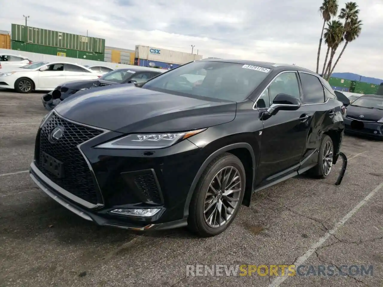 2 Photograph of a damaged car 2T2YZMDA8LC223492 LEXUS RX350 2020