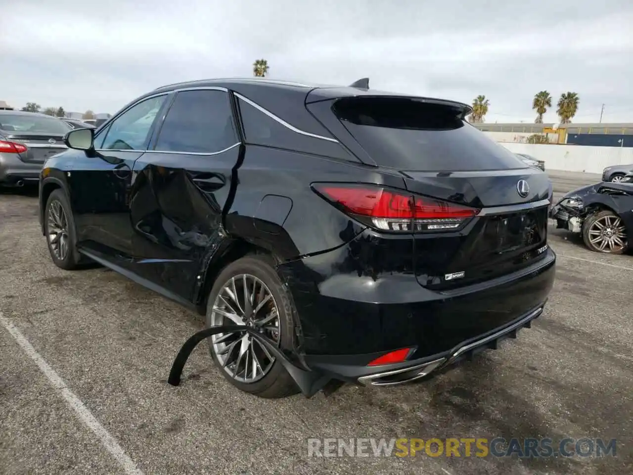 3 Photograph of a damaged car 2T2YZMDA8LC223492 LEXUS RX350 2020