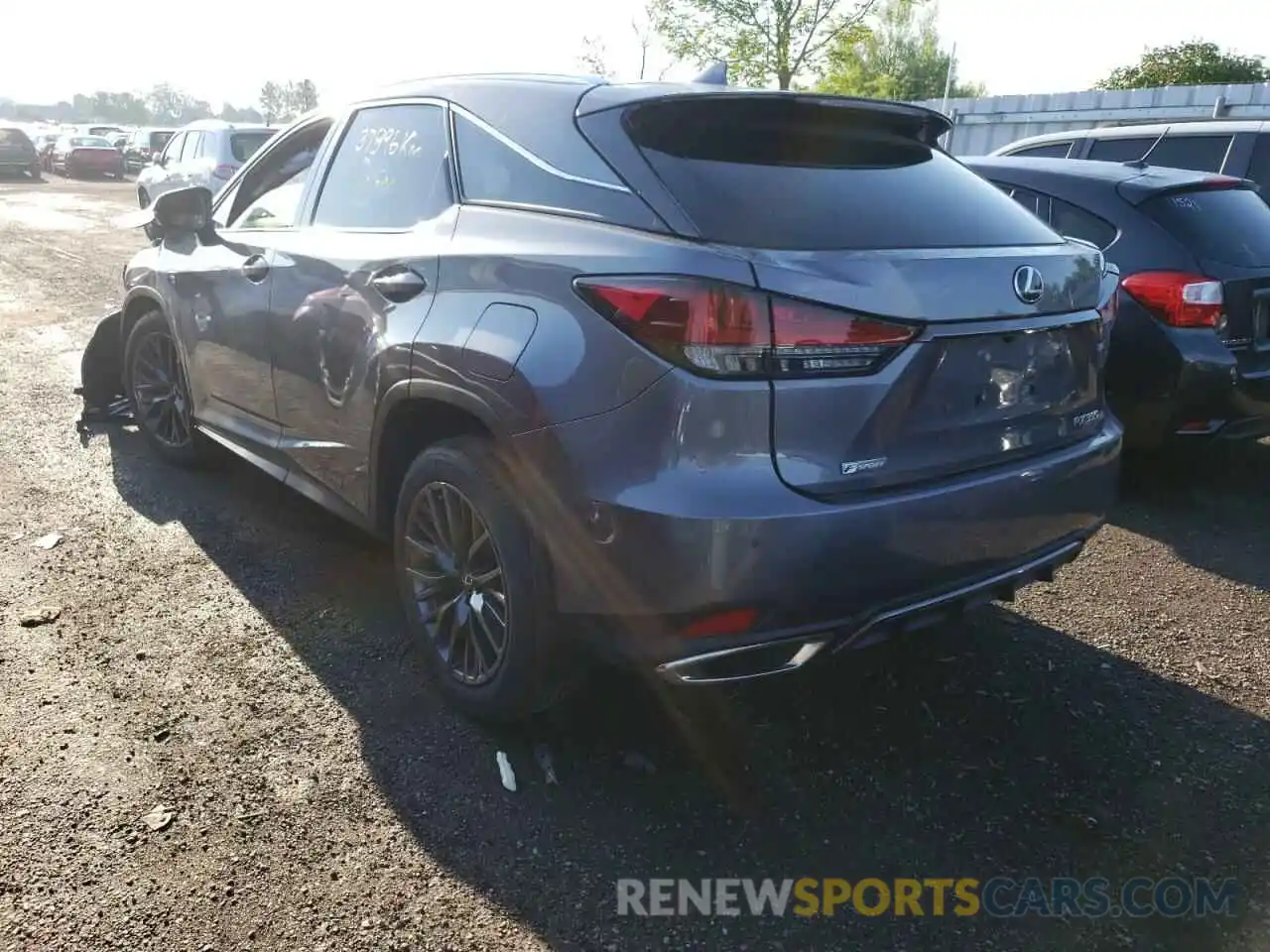 3 Photograph of a damaged car 2T2YZMDA8LC235917 LEXUS RX350 2020