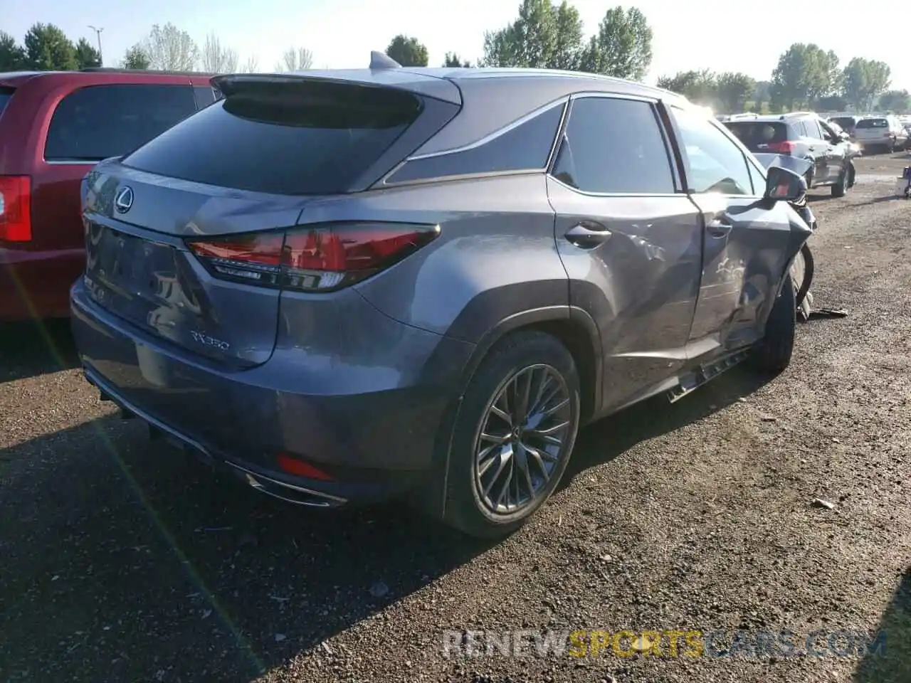 4 Photograph of a damaged car 2T2YZMDA8LC235917 LEXUS RX350 2020