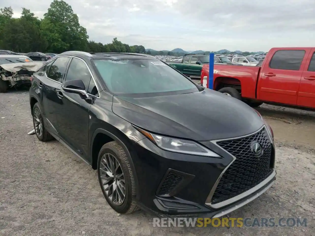 1 Photograph of a damaged car 2T2YZMDA8LC241958 LEXUS RX350 2020