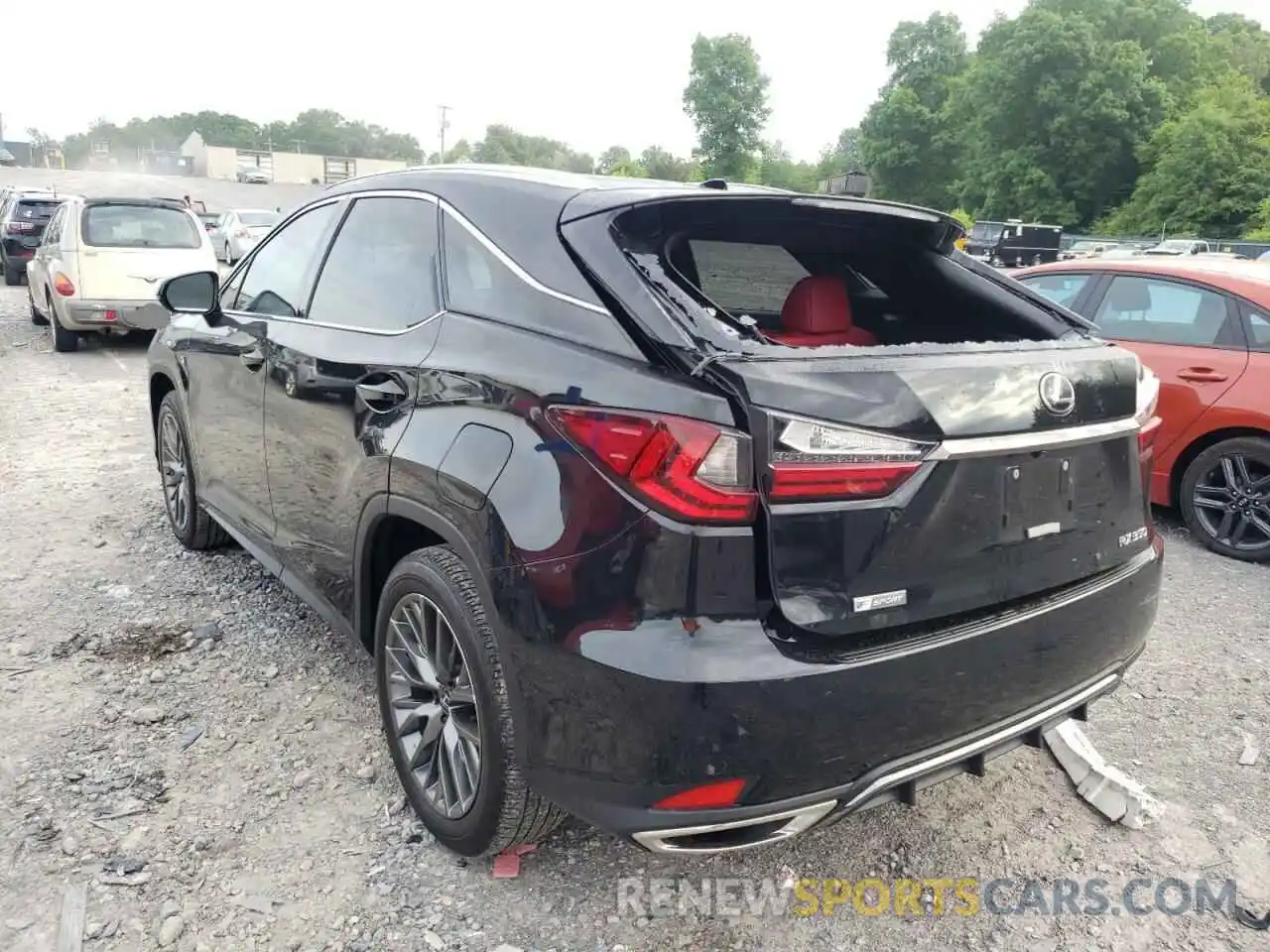 3 Photograph of a damaged car 2T2YZMDA8LC241958 LEXUS RX350 2020