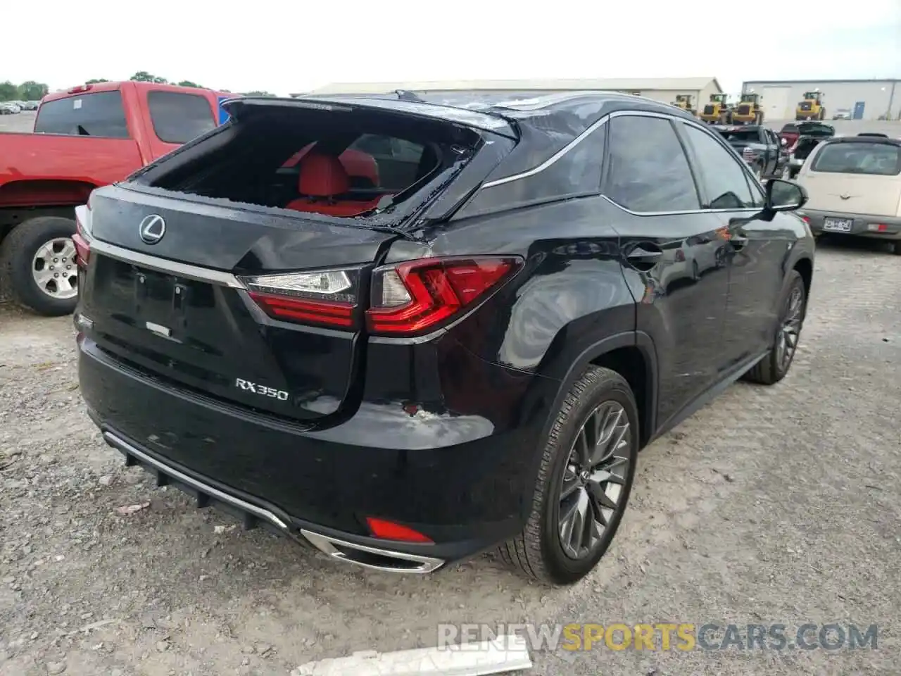 4 Фотография поврежденного автомобиля 2T2YZMDA8LC241958 LEXUS RX350 2020