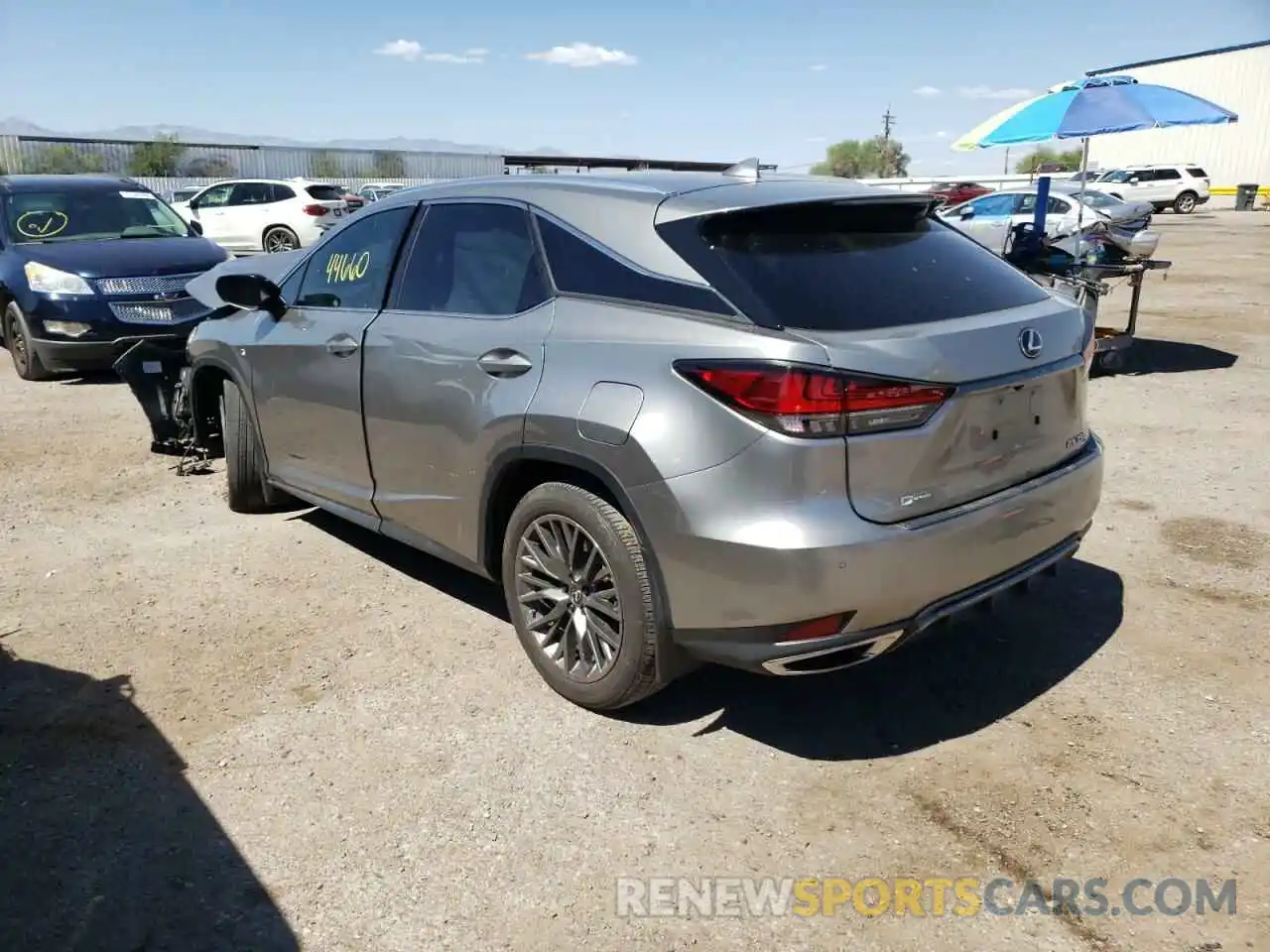 3 Фотография поврежденного автомобиля 2T2YZMDA9LC212307 LEXUS RX350 2020