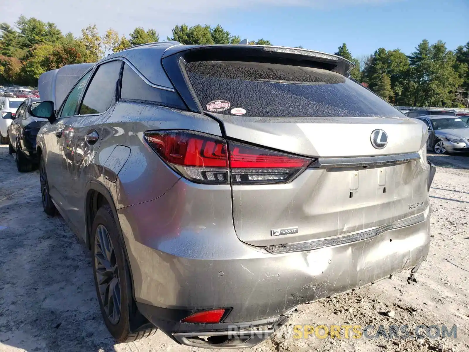 3 Photograph of a damaged car 2T2YZMDA9LC217569 LEXUS RX350 2020