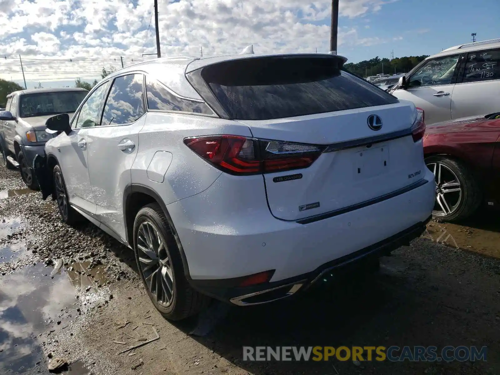 3 Photograph of a damaged car 2T2YZMDAXLC225731 LEXUS RX350 2020